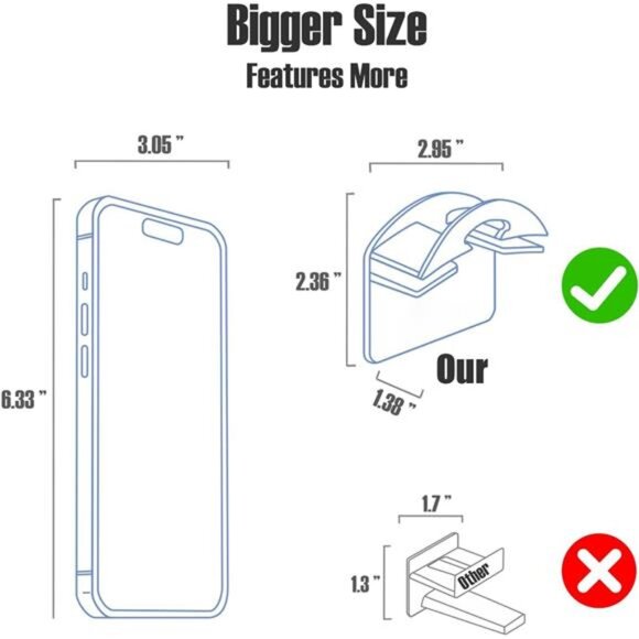 Baseball Hat Holder for Wall, Adhesive Hat Racks for Baseball Caps - Picture 2 of 7